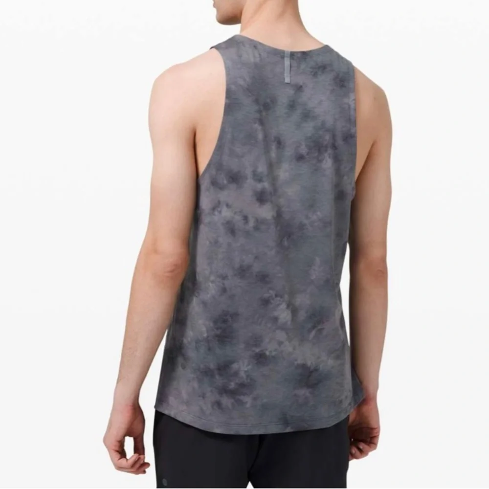 Lululemon Always Agile Tank Diamond Dye Asphalt Grey Black M